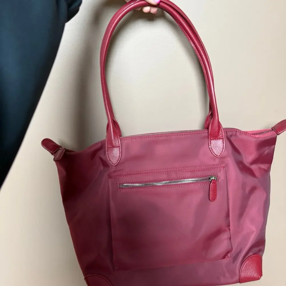 Doris&Jacky Women’s tote bag Wine Red NWOT